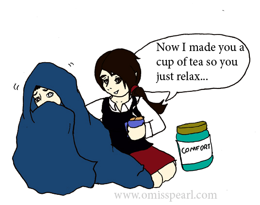 This is not an uncommon situation in my life. And that could be one of many people under the blanket.